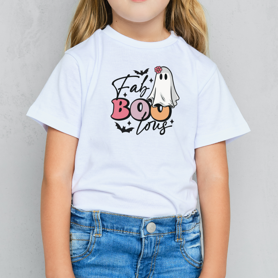 Fab-BOO-lous Ghost Youth Tee/Sweater