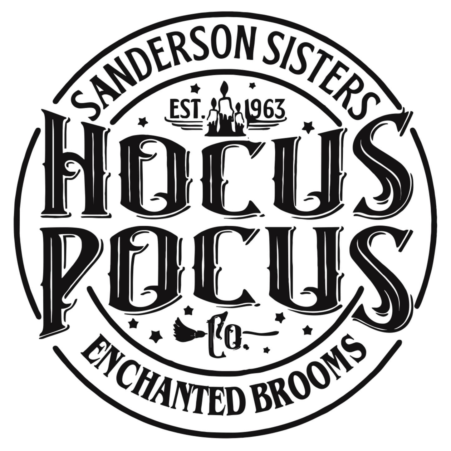 Hocus Pocus - Enchanted Brooms Tee/Sweater