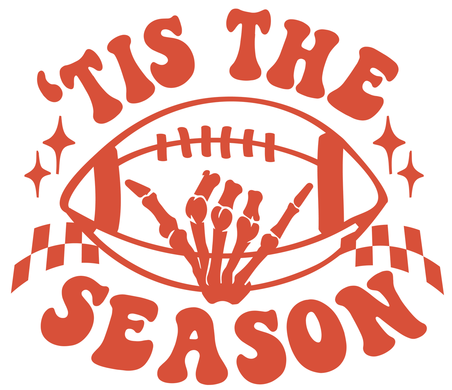 Tis' the Season Football Hand Tee/Sweater