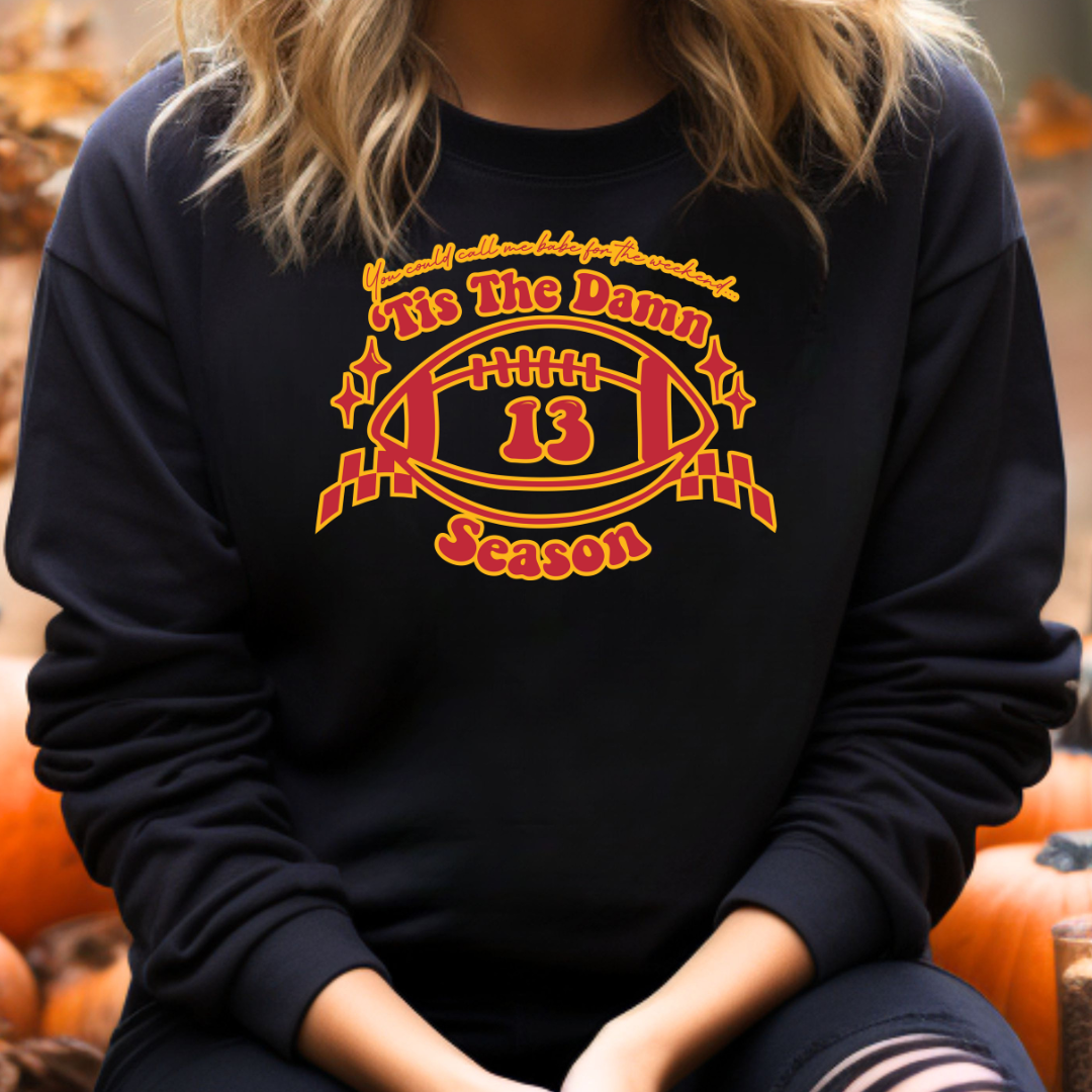 Tis' The Damn Season Lucky 13 Tee/Sweater